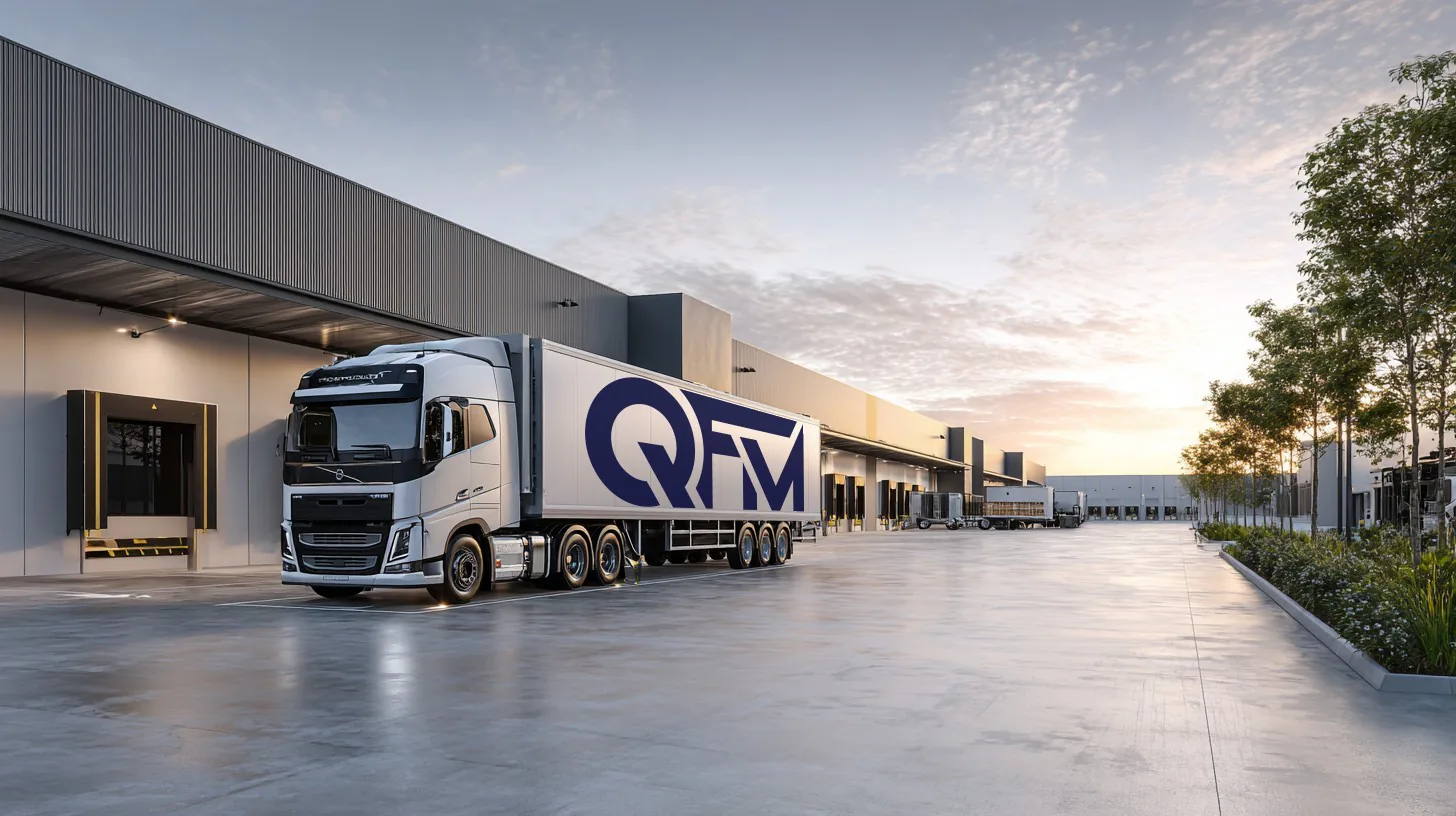 Quan Freight Management freight truck and logistics branding