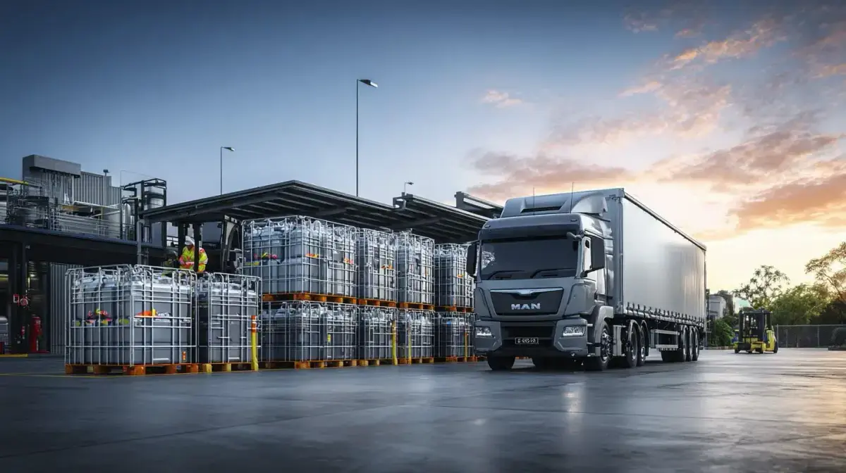 Ibc Load IBC Freight Services | 1000L Bulk Liquid Loads | QFM
