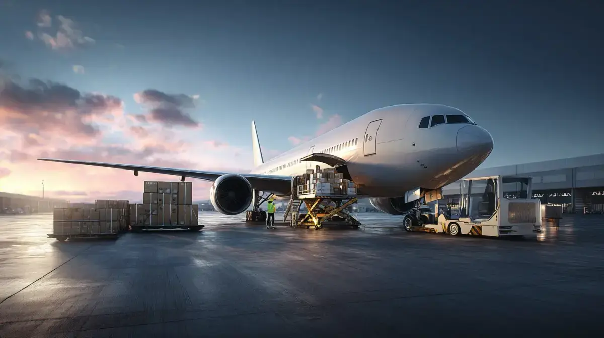 Time-critical air freight uplift between Australian capital airports, coordinated by QFM via overnight and same-day interstate lanes