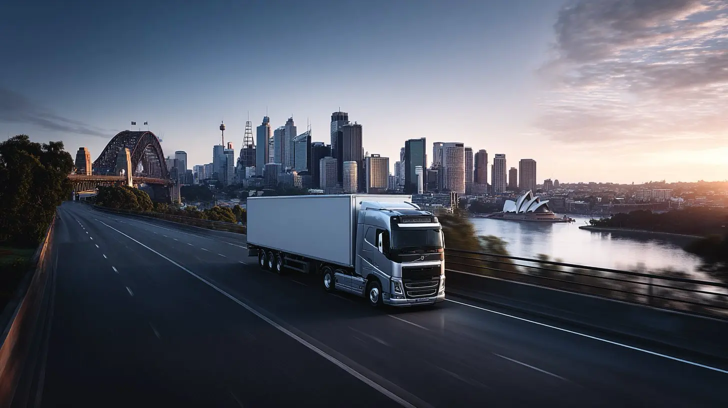 Sydney freight pickup and interstate linehaul across road, rail and air networks, coordinated by QFM from Port Botany and the Western Sydney industrial belt